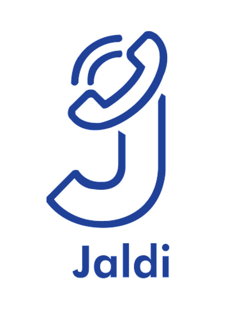 Jaldi logo with icon